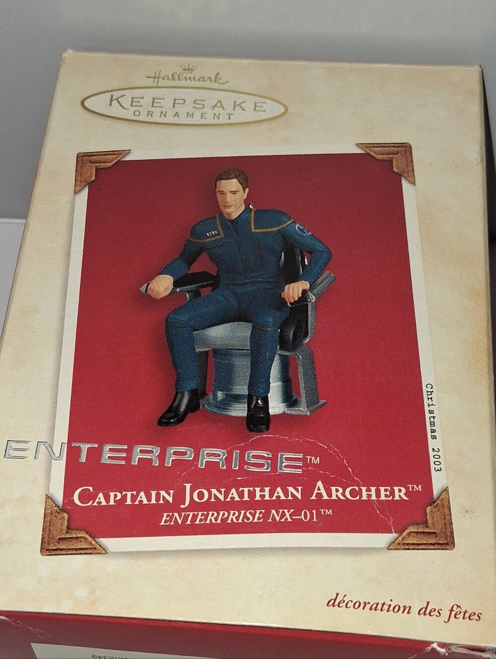Hallmark 2003 Captain Jonathan Archer Keepsake Ornament